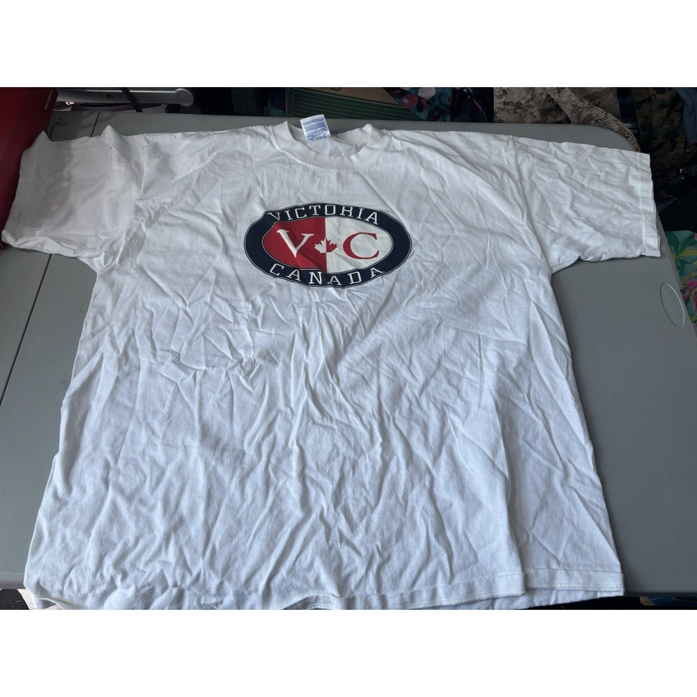Vtg 90s Victoria Canada Shirt XXL Single Stitch